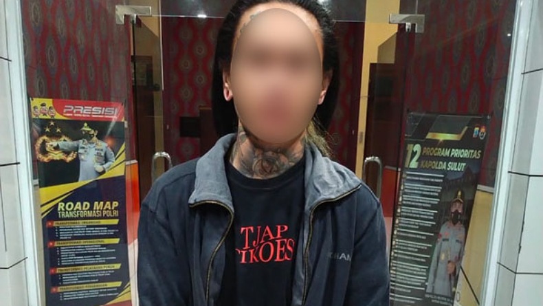 Aniaya 5 Remaja, Pria Ini Ditangkap Tim Anti Bandit Polres Tomohon