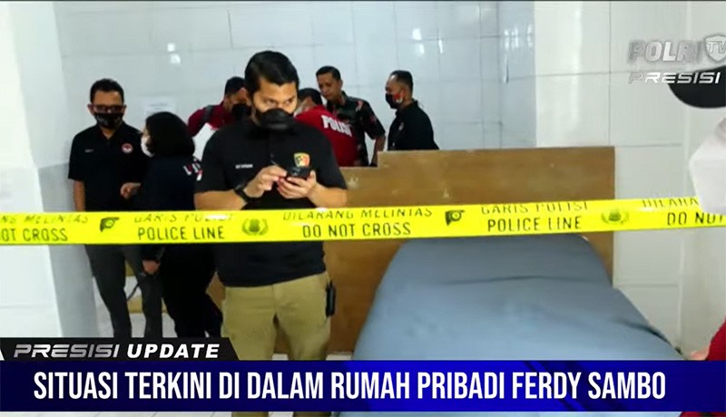 Suasana Dalam Rumah Ferdy Sambo saat Rekonstruksi Pembunuhan Brigadir J - Bagian 1
