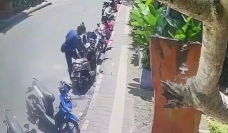 Pencurian Motor di Ubud Viral, Pelaku Ditangkap Kurang dari 24 Jam