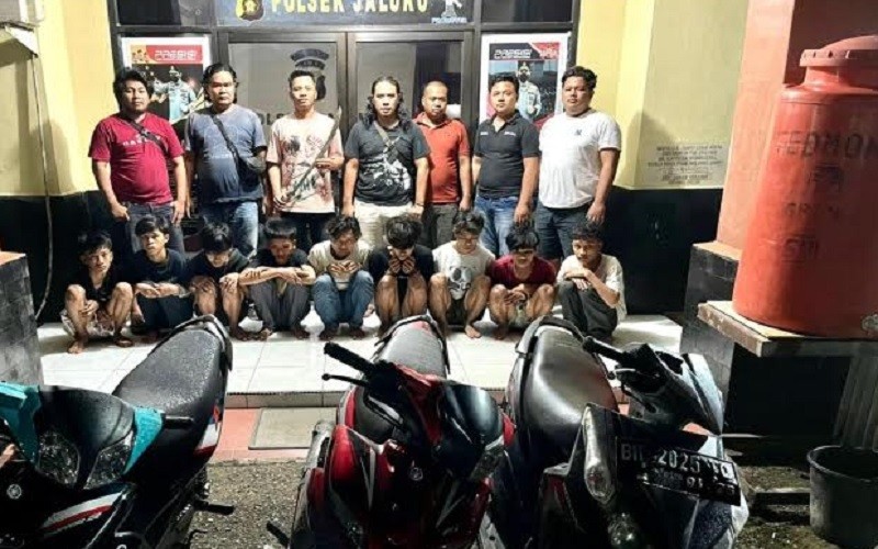 9 Remaja di Jambi Jadi Komplotan Begal, Tak Segan Bacok Korban