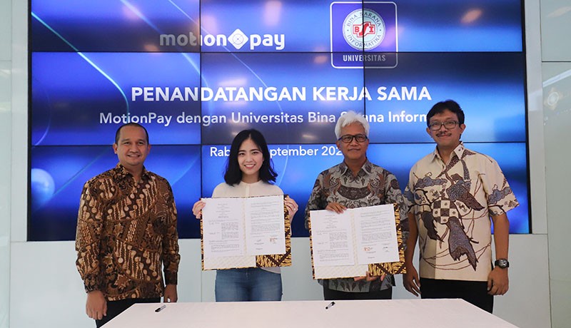 Kerja Sama MotionPay-Universitas BSI, Mahasiswa Bayar Uang Kuliah Secara Digital - Bagian 1