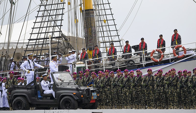 Foto-Foto Upacara HUT ke-77 TNI AL di Pondok Dayung Koarmada I - Bagian 1