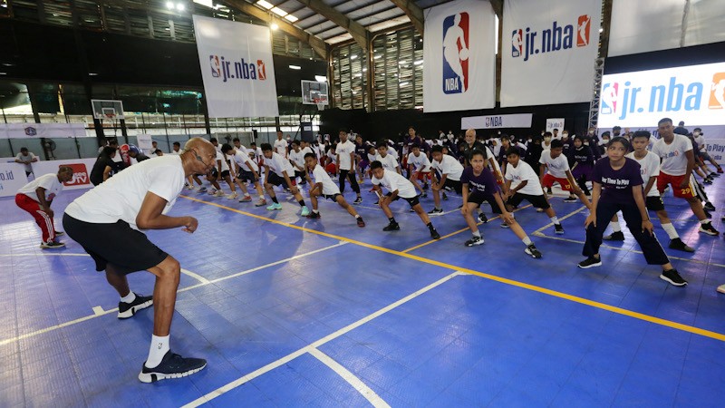 300 Pelajar DKI Jakarta Ikuti Program Jr. NBA Day - Bagian 2