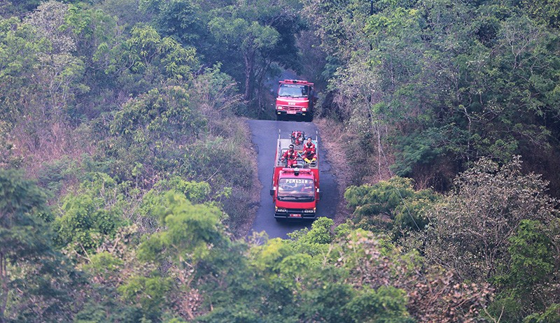 Ini Penyebab Kebakaran Hutan Lereng Gunung Ceremai Meluas - Bagian 2