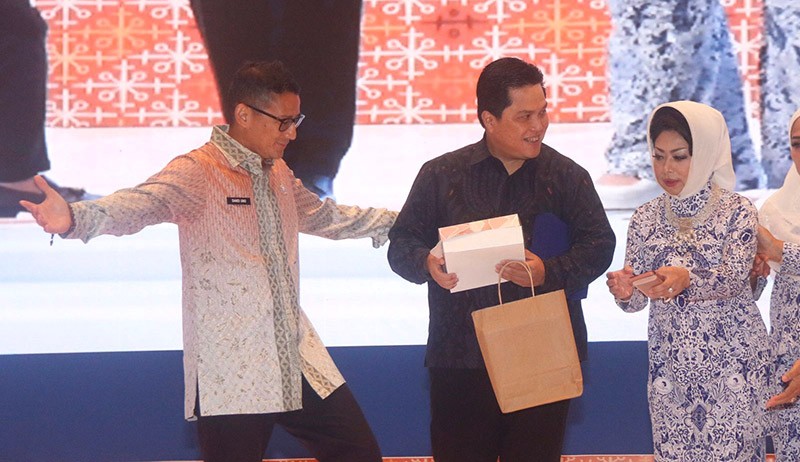 Di Rakernas IWAPI 2022, Menteri Sandiaga Uno dan Erick Tohir Siap Bantu Permodalan dan Kemampuan UMKM - Bagian 1