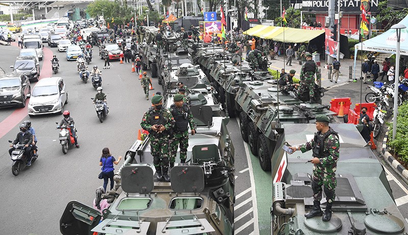 Defile Pasukan dan Alutsista Meriahkan HUT ke-77 TNI  - Bagian 2