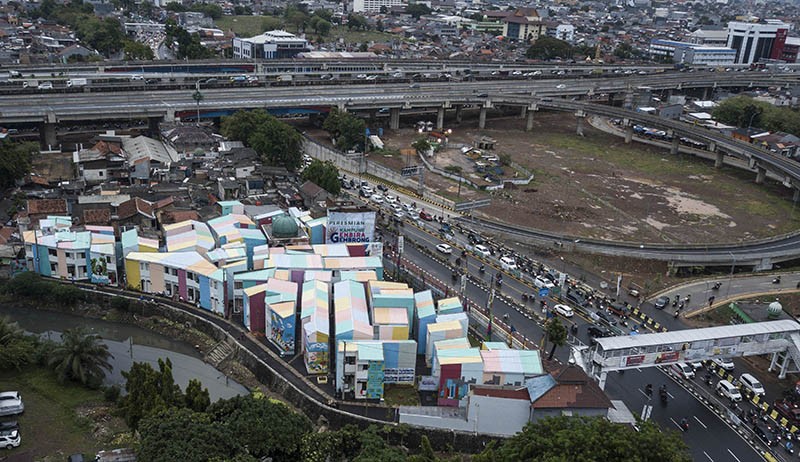 Foto Kampung Gembrong Dulu Kumuh, Kini Tertata Rapi Berkonsep Water Front City - Bagian 3