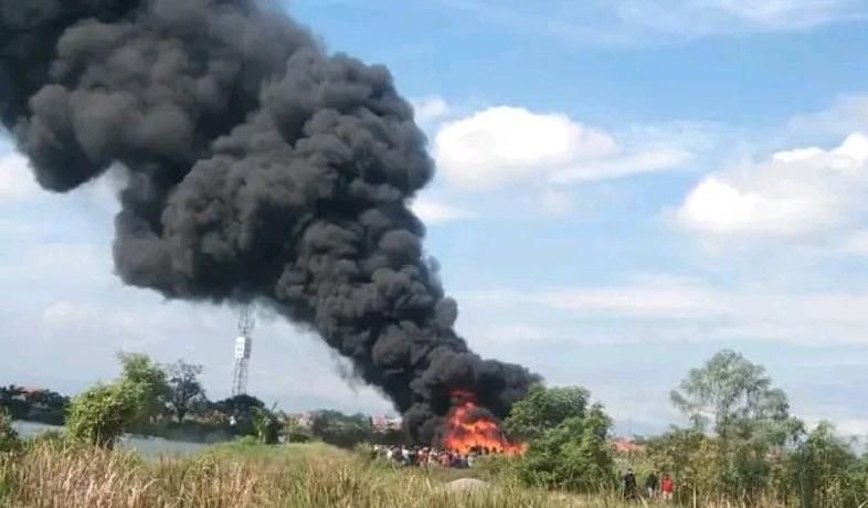 Pabrik Rafia di Pekalongan Terbakar, Warga Sempat Panik