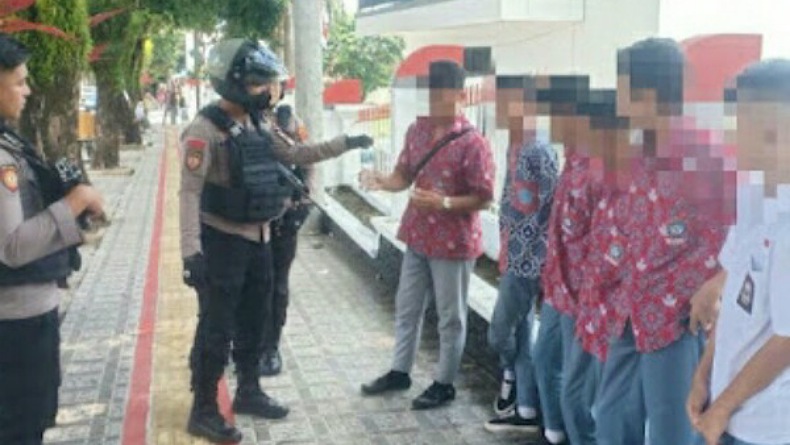 Tawuran Antarsiswa di Bitung, 6 Pelajar Mabuk Diamankan Polisi 