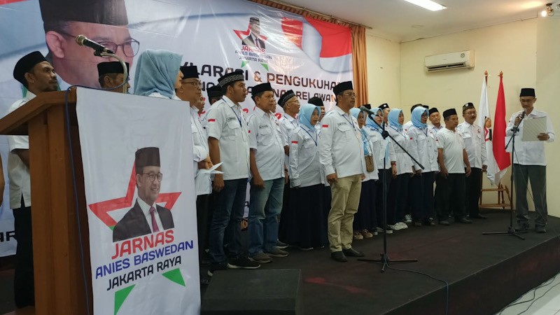 Deklarasi Relawan Jarnas Jakarta Raya Anies Baswedan Presiden 2024 - Bagian 1