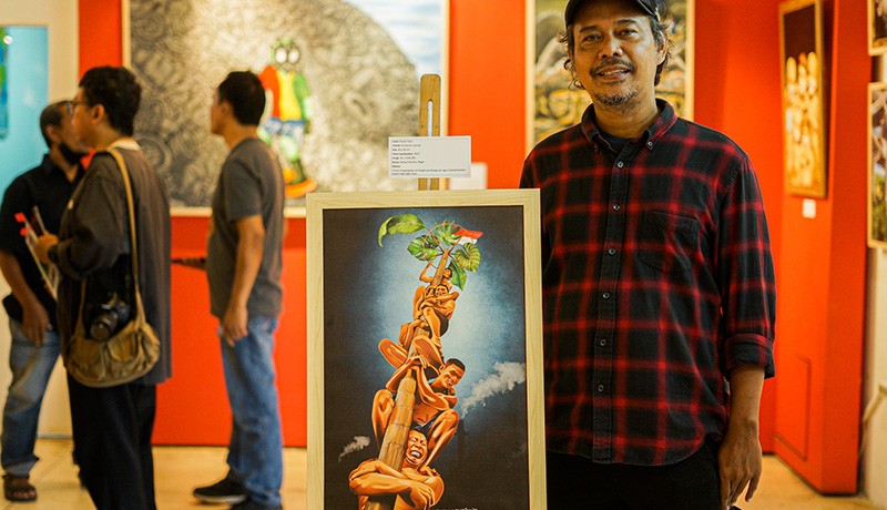 Kartunis Koran Sindo Berpartisipasi di Pameran Cartoon on Canvas - Bagian 1