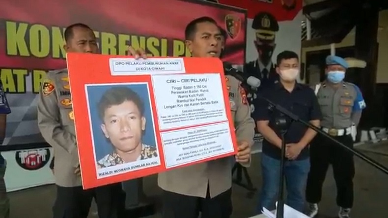 Identitas Terungkap, Ini Tampang Pembunuh Anak Perempuan Pulang Ngaji di Cimahi