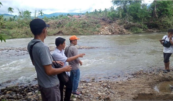 Hujan Deras, 5 Desa di Lebong Terendam Banjir, Jembatan Gantung Putus
