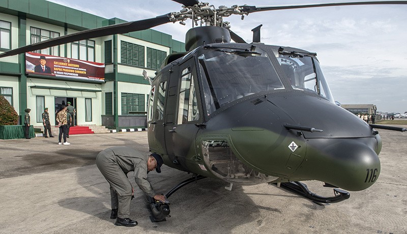 Prabowo Serahkan 2 Helikopter Bell 412 kepada TNI AD - Bagian 4