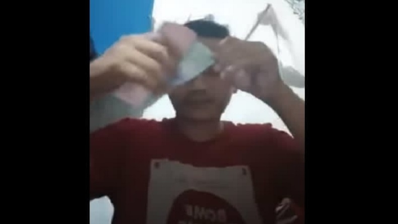 Viral, Video Warga Binaan Lapas Cianjur Pamer Uang Segepok sembari Joget Dangdut