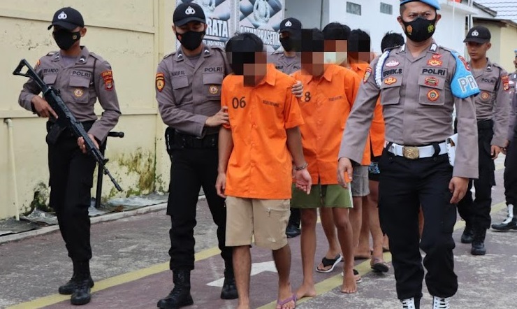 Polisi Gerebek Arena Judi Koprok di Pringsewu, 6 Orang Diamankan
