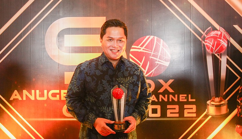 Erick Thohir Raih Penghargaan Anugerah CSR IDX Channel 2022   - Bagian 3