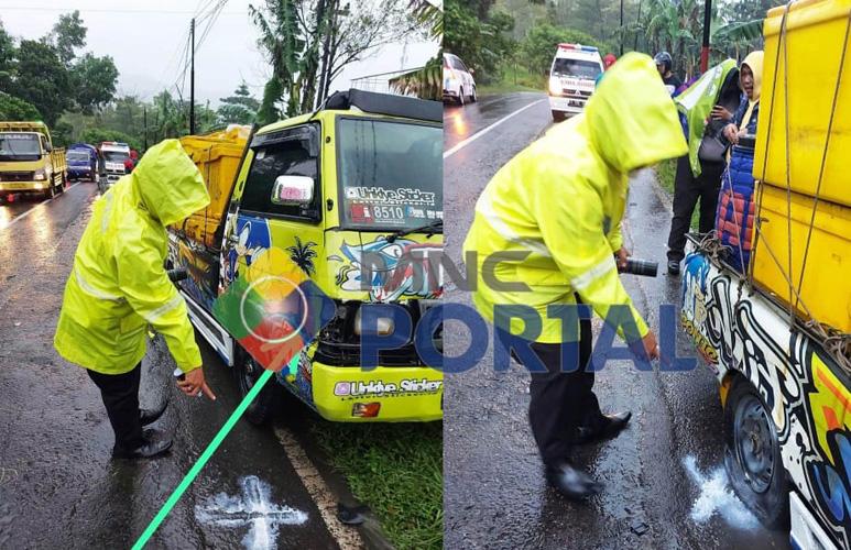 Motor Tabrak Pikap Parkir di Jalur Belik- Randudongkal Pemalang, 2 Orang Tewas