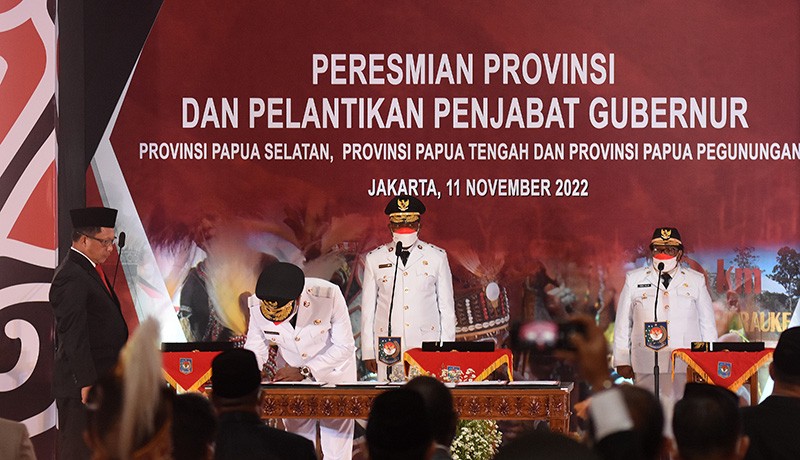 Mendagri Resmikan 3 Provinsi Baru, Papua Selatan, Papua Tengah dan Papua Pegunungan - Bagian 1