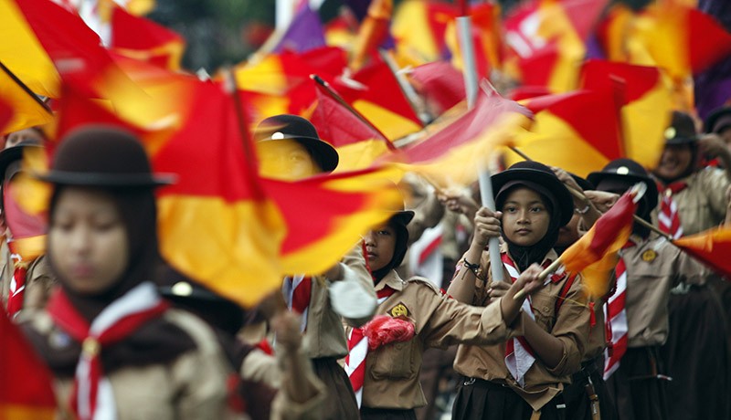 Ribuan Siswa se-Kabupaten Bogor Ikuti Senja Pramuka - Bagian 2