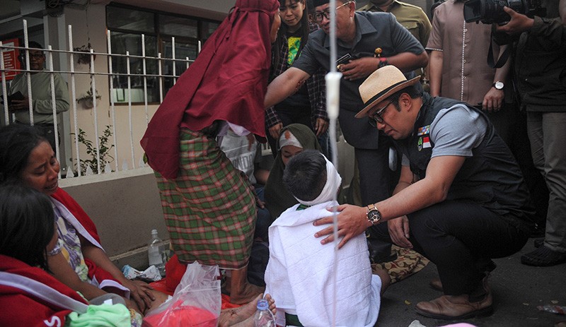 Gubernur Ridwan Kamil Cek Kondisi Korban Gempa Cianjur - Bagian 1