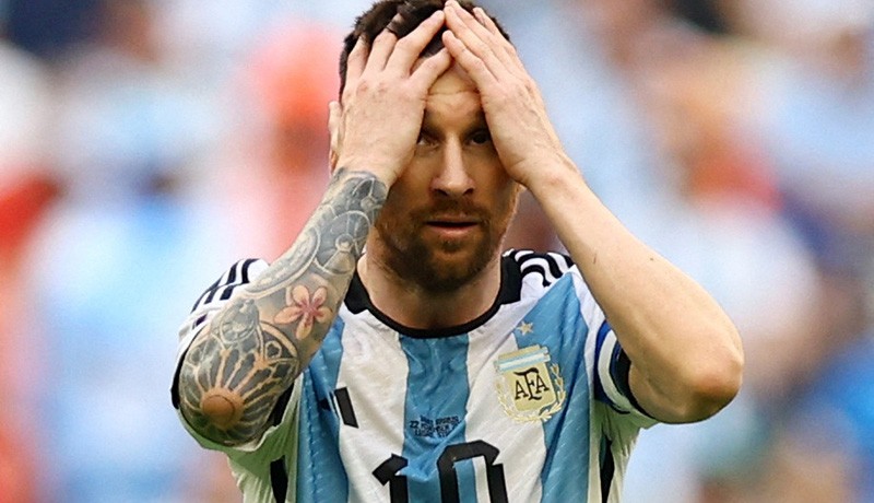 Ekspresi Lionel Messi, Argentina Dikalahkan Arab Saudi 1-2 - Bagian 1