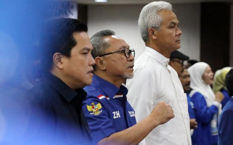 Ganjar dan Erick Thohir Hadir di Acara PAN Jateng, Sinyal Duet Capres-Cawapres 2024?