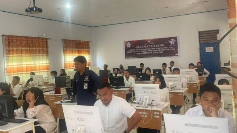 206 Calon PPK Gorontalo Utara Jalani Tes Tertulis Sistem CAT