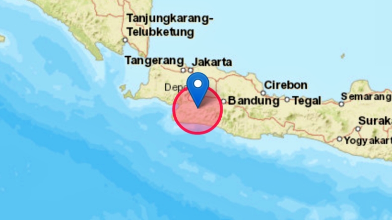 Gempa M5,8, BNPB: Getaran Kuat Selama 4 Detik Dirasakan Warga Sukabumi