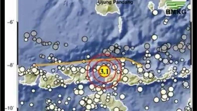Gempa Terkini Magnitudo 3,1 Guncang Labuan Bajo NTT