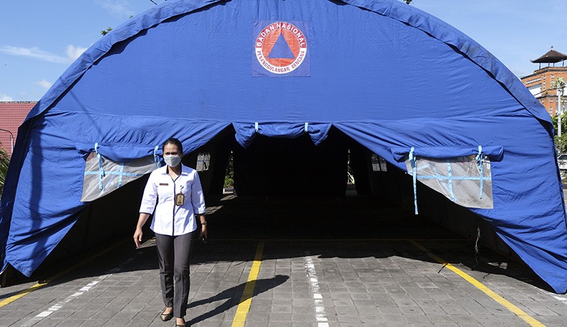 Tenda Darurat Dipasang Antisipasi Gempa Sululan di Karangasem - Bagian 2