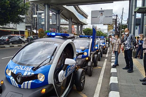  Renault Twizy milik Polri Ini Sempat Menyedot Perhatian Publik Jogja