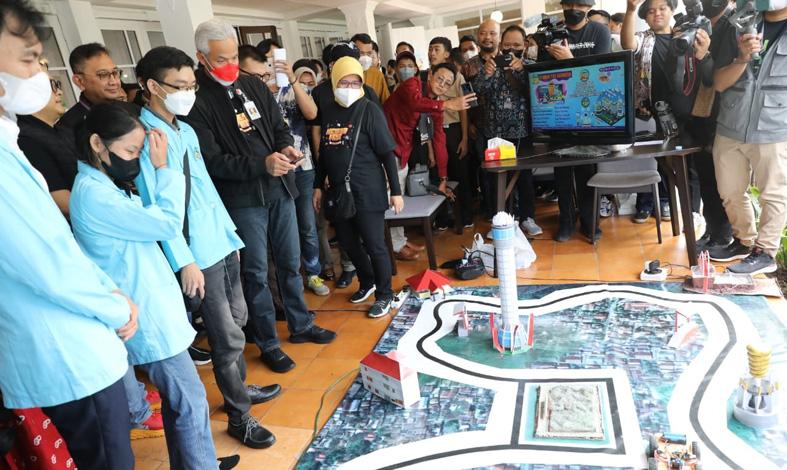 Ganjar Buka Start Up Center Ketiga di Jateng, Ini Sarana dan Prasarananya