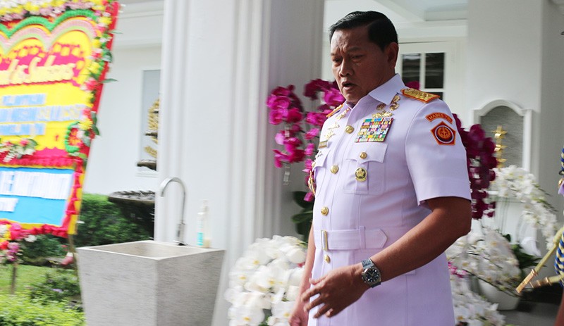 Potret Panglima TNI Laksamana Yudo Margono Berangkat ke Cilangkap - Bagian 3