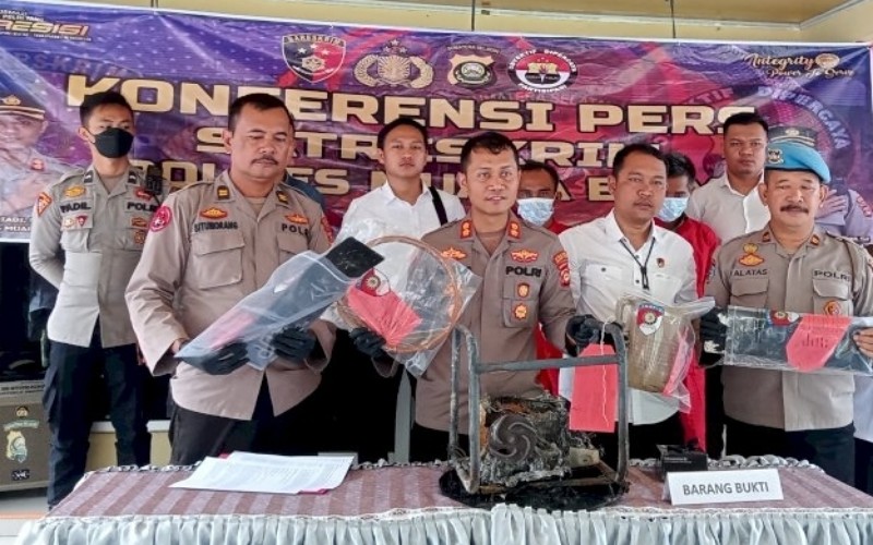 Pemilik Gudang BBM Ilegal yang Terbakar di Muara Enim Ditangkap Polisi
