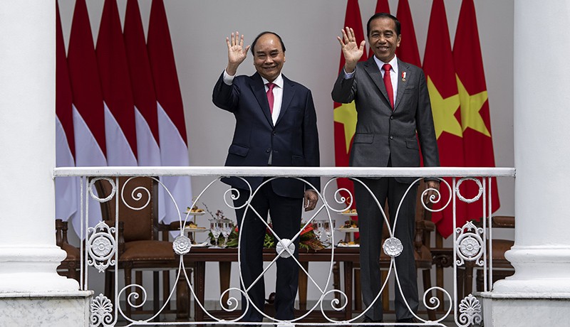 Presiden Jokowi Terima Kunjungan Presiden Vietnam Nguyen Xuan Phuc - Bagian 1