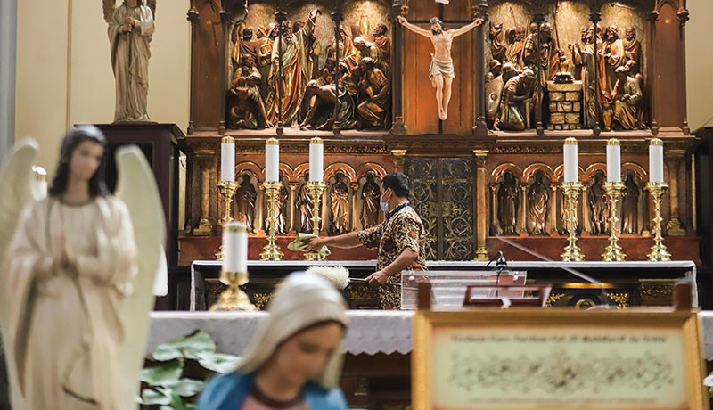 Suasana Gereja Katedral Jelang Perayaan Natal 2022 - Bagian 2