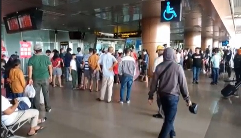 Libur Nataru, Lonjakan Penumpang di Bandara Supadio Pontianak Meningkat 