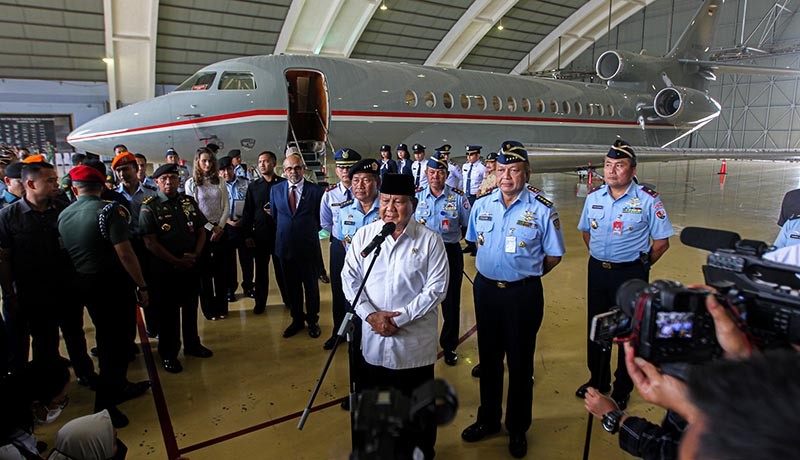 Penampakan Pesawat Falcon 7X dan 8X yang Diserahkan Prabowo kepada TNI AU - Bagian 4