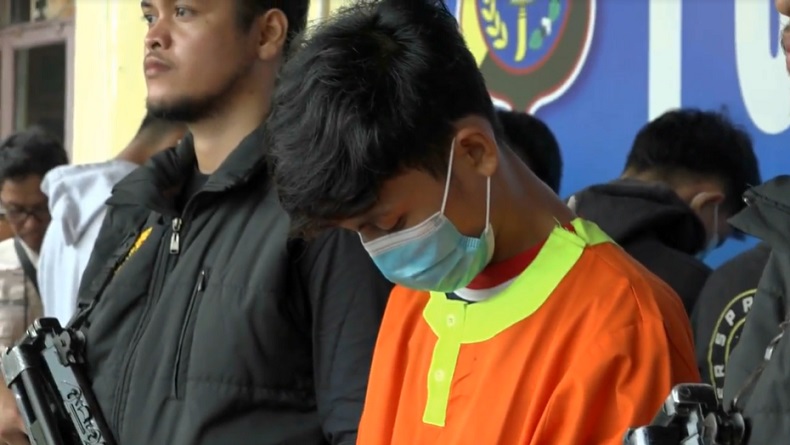 Aniaya Pemotor, 2 Remaja Terlibat Geng Motor di Pekanbaru Ditangkap Polisi