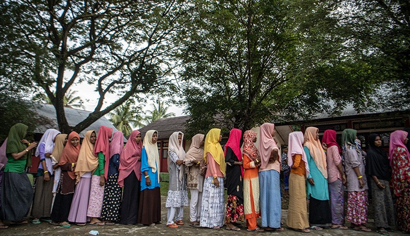 Begini Kondisi Etnis Rohingya yang Mengungsi di SMP Negeri 2 Curei Aceh - Bagian 2