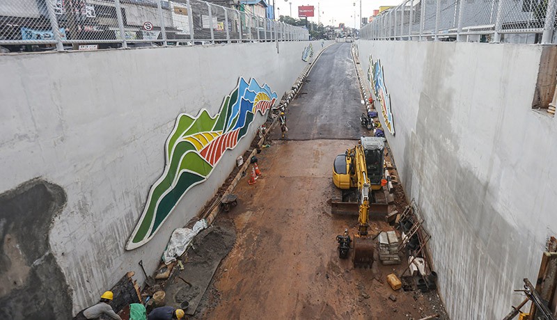 Pembangunan Underpass Dewi Sartika Depok Belum Selesai, Meleset dari Target - Bagian 1