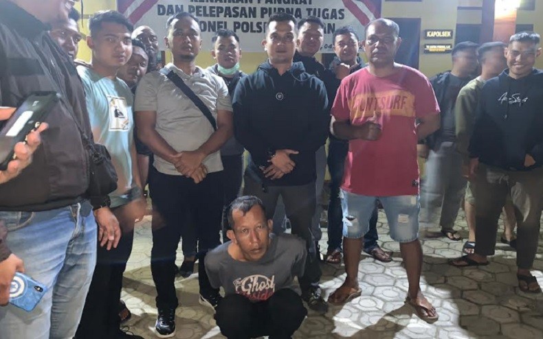Napi Kabur dari Lapas Tenggarong Ditangkap Sedang Jalan Kaki di Tol Balsam