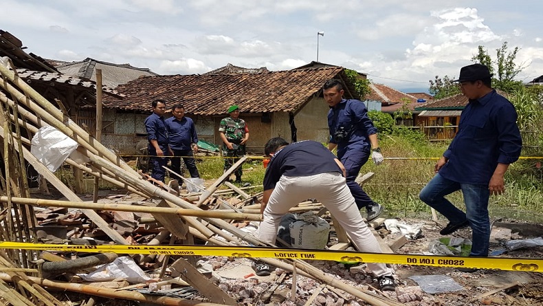 Waduh, Pabrik Petasan di Kebonpedes Sukabumi Sudah 3 Kali Meledak 