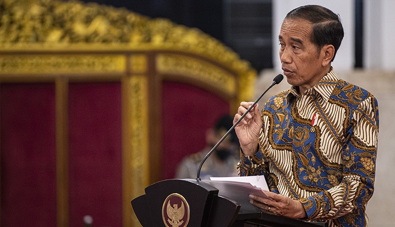 Presiden Jokowi Pimpin Sidang Kabinet Paripurna Bahas Evaluasi APBN 2022 - Bagian 1