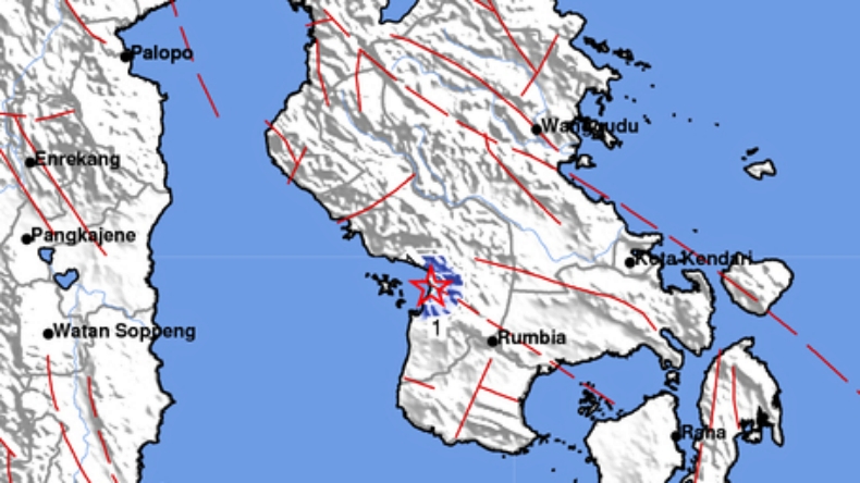 Gempa Terkini Magnitudo 3,2 Guncang Kolaka