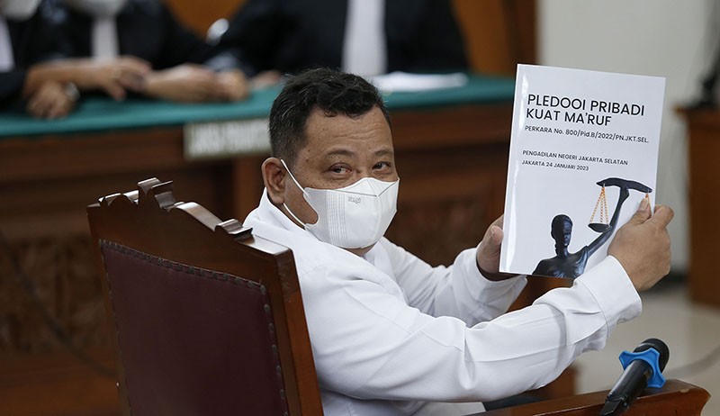 Kuat Ma'ruf Bacakan Nota Pembelaan Kasus Pembunuhan Berencana Brigadir J - Bagian 1