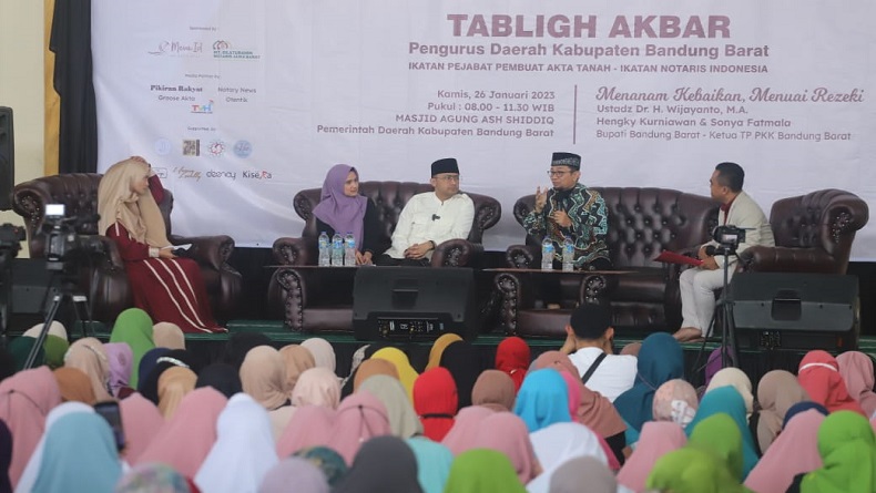Hadiri Tabligh Akbar Ustaz Wijayanto, Hengki Ajak Warga KBB Hadirkan Hal-hal Baik