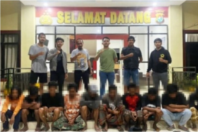 Asyik Berjudi, 11 Warga di Mamuju Tengah Ditangkap Polisi