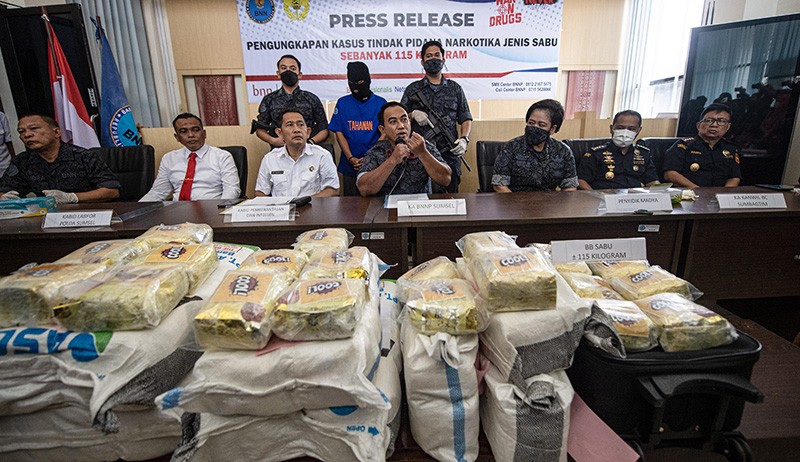 Penampakan 115 Kg Sabu Disita BNN Sumsel - Bagian 2